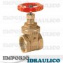 Brass gate valve