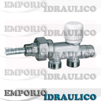 Valvola BITUBO termostatizzabile cromata FAR art.1430