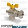 Gas Ball Valve Squadro FF Outlet Pressure Nozzles