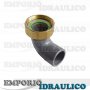 Codolo Curvo PVC + Dado