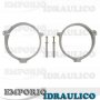Coppia Staffe ABS per tubo tondo