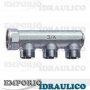 Collettore Terminale 3 VIE cromato INT. 36 mm FAR art.3050