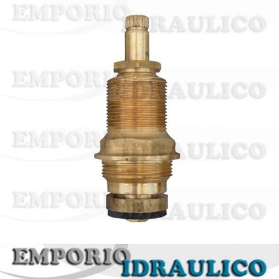 Recessed spindle for Flowmeter